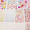 Gem Stickers – 12 Sheets Self-Adhesive Rhinestone Stickers in Multiple Shapes and Sizes, Ideal for Makeup, DIY Projects, and Craft Decorations (Antique)